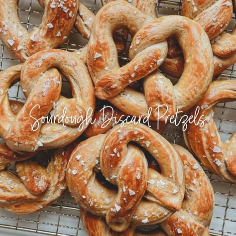 Sourdough Discard Pretzels | Better Basics Milling Company Sourdough Discard Pretzels No Yeast, Sourdough Discard Pretzel Bites, Sourdough Discard Pretzels, Discard Pretzels, Bread Pretzels, Sourdough Rolls, Pretzel Dough, Sourdough Starter Discard Recipe, Discard Recipes