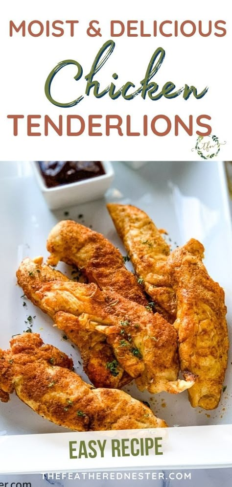 Instant Pot Chicken Tenders, Tender Chicken Breast Recipes, Easy Chicken Tenderloin Recipes, Easy Chicken Tenders, Chicken Strips Recipe, Homemade Chicken Strips, Chicken Breast Tenderloins, Chicken Strip Recipes, Crockpot Chicken Healthy