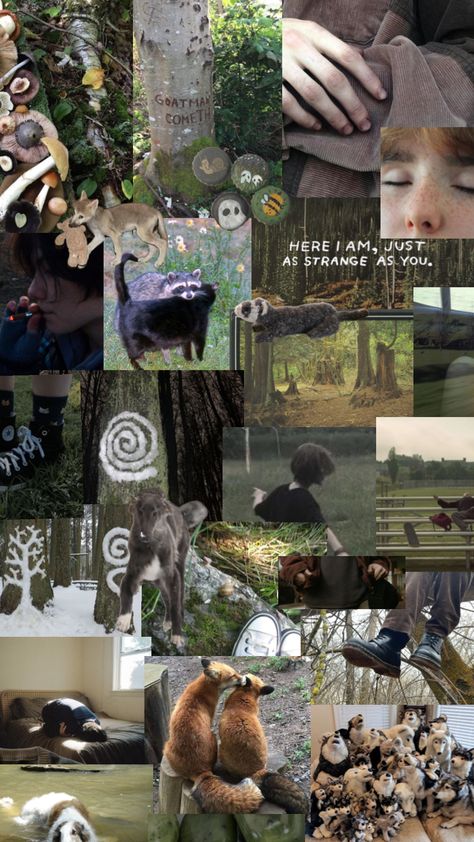 lucacore Lucacore Aesthetic, Goblincore Stuff, Cryptidcore Fashion, Therian Friends, Fox Paws, Goblin Mode, Scrapbook Aesthetic, Hippie Things, Wolf Therian