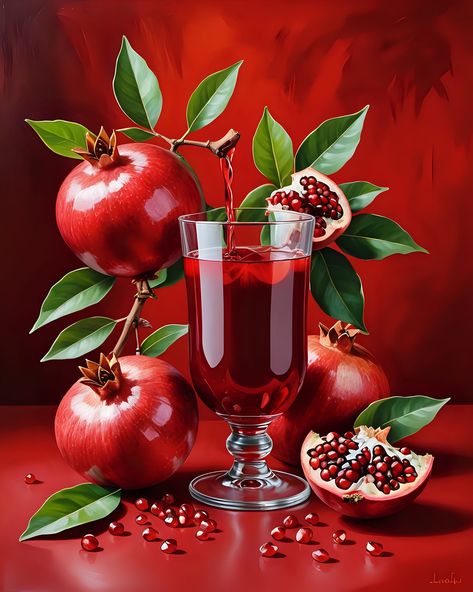 Check more PROMPT at AisRafa.com Hyperrealistic Painting, Juice Splash, Blueberry Juice, Georgia O Keeffe, O Keeffe, Pomegranate Juice, Pomegranate Seeds, Purple Background, Blue Violet