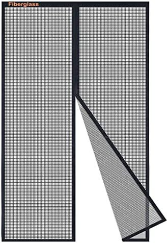 Risareyi Fiberglass Magnetic Screen Door Screen Actual Size 48"x96", Fit Door Opening Size 46x94 inch, Mosquito Net Mesh Curtain Screen with Magnets Heavy Duty for Front Door, Keep Bugs Out - Amazon.com Mesh Curtain, Magnetic Screen Door, Door Screen, Door Opening, Mosquito Net, Screen Door, Bugs, Front Door, Heavy Duty