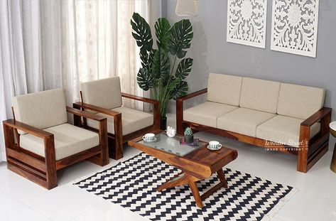 Simple Sofa Design, Wooden Frame Sofa, Sofa Set Design, Sofa Couch Design, Luxury Sofa Living Room, Sofa Design Wood, Latest Sofa Designs, Wooden Sofa Set Designs, Corner Sofa Design