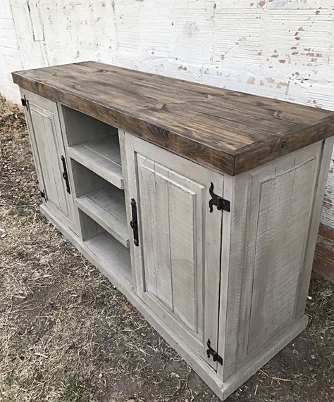 Farmhouse buffet greige walnut top Diy Buffet Cabinet Farmhouse Style, Farmhouse Buffet Table Diy, Diy Farmhouse Buffet Cabinet, Buffet Tv Stand Farmhouse, Farmhouse Kitchen Buffet, Diy Farmhouse Buffet, Farmhouse Buffet Table The Home Depot, Farmhouse Credenza, Buffet Cabinet Farmhouse