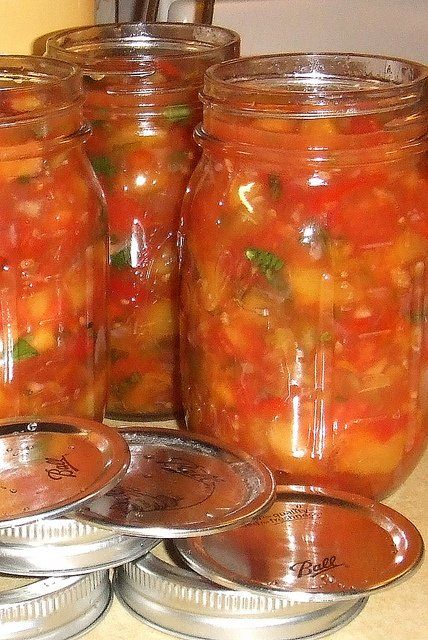 Homemade Chow Chow Relish, Peach Salsa, and Jalapeño Jelly Recipes Red Tomato Chow Chow Recipe, Canned Chow Chow Recipe, Old Fashioned Chow Chow Recipe, Chow Chow Canning Recipe, Southern Chow Chow, Peach Relish, Peach Salsa Recipe, Dry Canning, Jalapeno Jelly Recipes