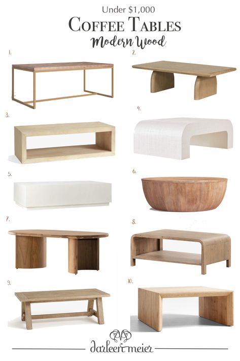 Coffee Tables under $1000 Warm Wood Coffee Table, Coffee Table Natural Wood, Ottoman Under Coffee Table, Coffee Table With Ottomans Underneath, Wood Coffee Table Living Room, Modern Storage Beds, Big Coffee Table, Oversized Coffee Table, Rectangle Coffee Table Wood