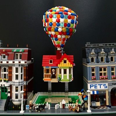 LEGO IDEAS - Disney Pixar’s Up Lego Challenge, Lego Sculptures, Lego Display, Lego Diy, Lego Activities, Amazing Lego Creations, Lego Craft, Lego Creative, Lego Pictures