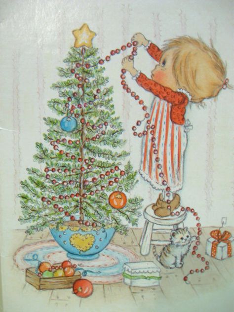 ️*.:｡✿*✿✿.:｡✿*✿.｡.:*✿.✿･｡.:* Betsy Clark, Joan Walsh Anglund, Joan Walsh, Kate Greenaway, Clark Art, Vintage Birthday Cards, Childhood Days, Hallmark Cards, Holly Hobbie