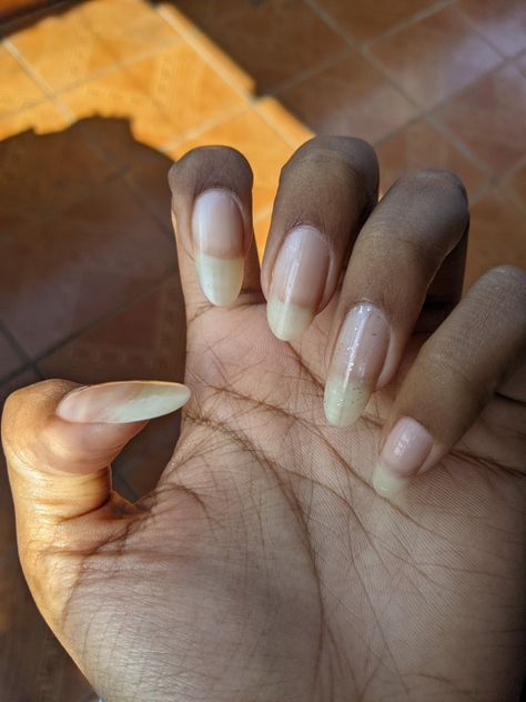 Long Pretty Nails Natural, Long Healthy Nails Natural, Perfect Nails Natural, Kitty Claw Nails, Natural Nails Aesthetic, Kitty Claws Nails, Unpainted Nails, Realistic Nails, Healthy Nails Natural