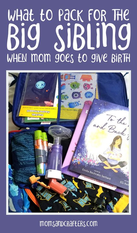 Going to the hospital to have a baby? Here is a free printable big sibling packing list with everything you need to bring for the big brother and sister when dropping them off by the sitter! Big Brother Hospital Gift, Big Brother Gift Ideas, Big Sister Bag, Big Brother And Sister, Big Brother Gifts, Hospital Checklist, Kids Travel Journal, Big Brother Gift, Waiting For Baby