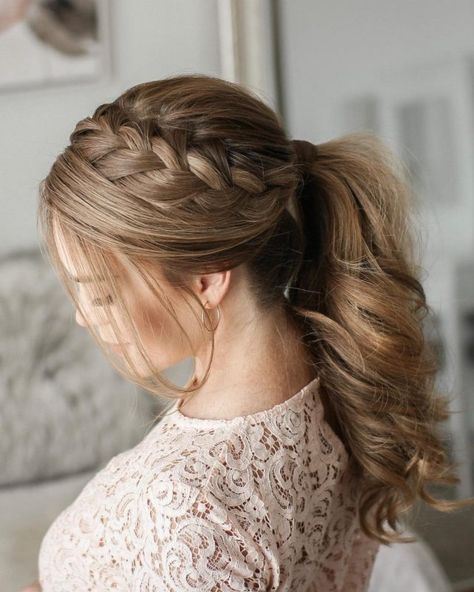 Long Braided Hairstyles, Missy Sue, French Braid Ponytail, Dutch Braid Hairstyles, Flower Girl Hairstyles, Easy Hairstyles For Long Hair, Braided Ponytail, Fish Tail Braid, Ponytail Hairstyles