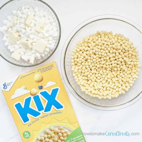 Recipes With Kix Cereal, Recipes Using Kix Cereal, Kix Cereal Bars, Kix Cereal Marshmallow Treats, Kix Cereal Treats, Kix Treats, Kix Cereal Recipes, Marshmellow Treats, Rice Krispie Treats Cereal