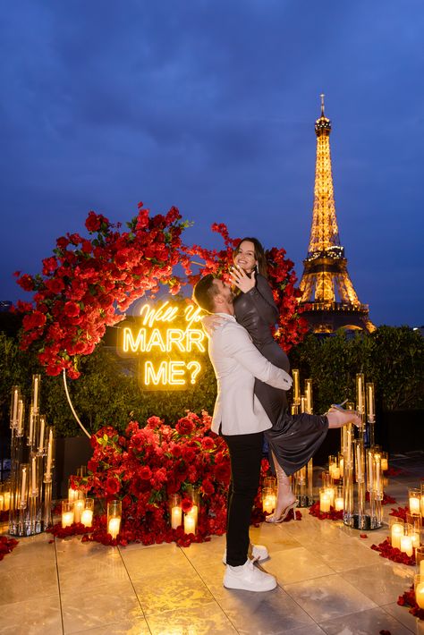 Nothing says romance like a proposal under the Eiffel Tower 🥰 Paris is known for being the city of love and no one knows love better than The Proposers. Contact us to organise your engagement today at info@theproposers.co.uk ❤️ Paris Romance Aesthetic, Wedding Proposal Pictures, Candlelit Proposal, Eiffel Tower Proposal, Paris Proposal, Dream Proposal, Paris Romance, Proposal Pictures, Good Night Love Messages