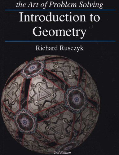 Art of Problem Solving Introduction to Geometry Textbook and Solutions Manual 2-Book Set Introduction To Geometry, Geometry Book, Math Competition, Basic Algebra, Solving Linear Equations, Reading Art, Book Categories, Math Books, Text Art