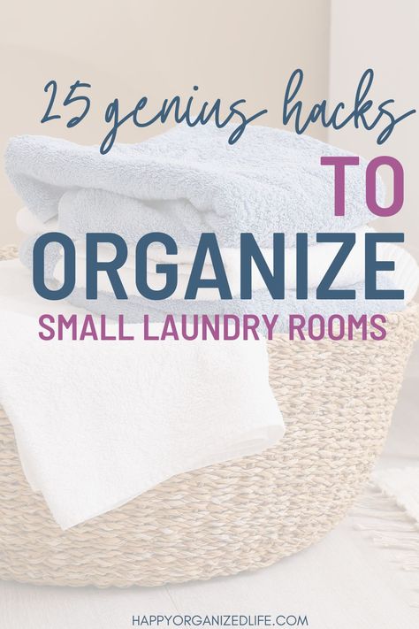 Discover 25 clever tips to organize your small laundry room! These brilliant ideas will help you maximize every inch of your tiny laundry room space, making it efficient and clutter-free. Perfect for anyone looking to transform their laundry area into a functional and stylish space. How To Organize A Laundry Room, How To Organize Laundry Room, Laundry Closet Storage, Organize Laundry Room, Dish Towel Storage, Small Laundry Area, Tiny Laundry Room, Laundry Room Storage Ideas, Tiny Laundry