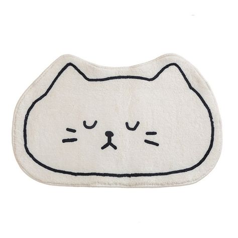 Cat Rug, Cat Mat, Plush Rug, Fluffy Cat, Gifts For Art Lovers, Living Room Flooring, Bath Mat Rug, Bedroom Carpet, Welcome Mats