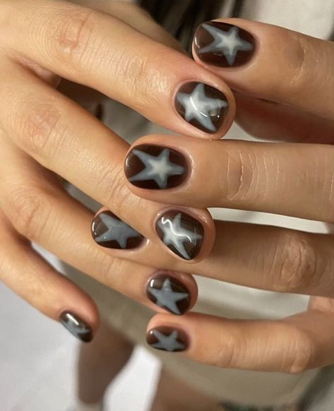 Sign Aesthetic, Mens Nails, Hippie Nails, Hello Nails, Punk Nails, Hard Nails, Grunge Nails, Simple Gel Nails, Really Cute Nails