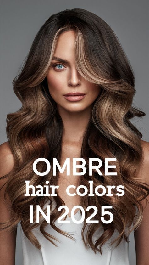 Ombre For Light Brown Hair, Hair Color Fade Ombre, Light To Dark Ombre Hair, Brunette To Blonde Ombre, Carmel Ombre Hair, Curly Hair Ombre, Ombre Hair Color For Brunettes, Curly Hair Looks, Caramel Ombre Hair