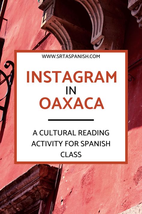 Check out the untapped authentic resource: Instagram! Perfect for novice learners with short and sweet captions, plus beautiful images to illustrate meaning. This is a great way to connect with your Spanish students, incorporate technology, and use authentic language in your Spanish class! Perfect for middle school or high school Spanish classes for a reading or cultural activity to introduce a new unit! Click to see more and for a FREE download! #authres #spanishclass #srtaspanish Spanish Culture Lessons, Spanish 2 High Schools, Spanish 1 High School, Short And Sweet Captions, Teach Like A Pirate, Active Learning Strategies, Sweet Captions, Spanish Education, Learn Spanish Free