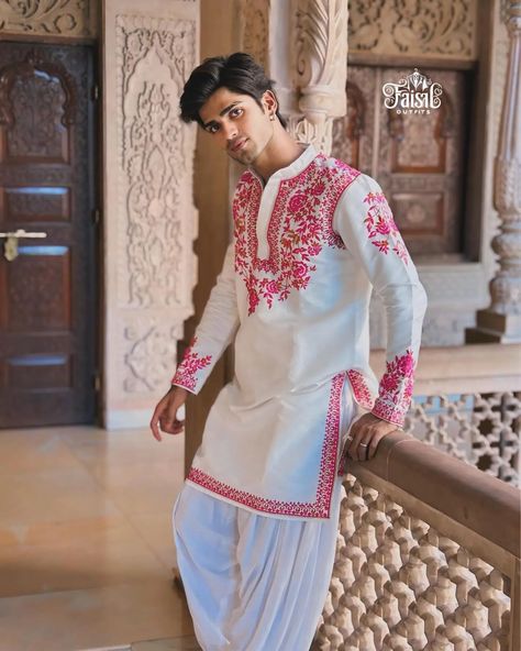 Exclusive Trending Designer Luxury Embroidery Work Kurta Pajama Set 🔥💥 👉 MADE TO MEASURE AVAILABLE 🔥 TAKE A SCREENSHOT AND SEND ME ON WHATSAPP FOR ORDER 👇👇👇 🌟 BOOK YOUR ORDER ON WHATSAPP 👉+91 9027731632 🌟 ALSO DM US TO ORDER ⬇️ 👉 @faisal_kurta_design44 ___________________________________________________ 🌟 GET YOUR DREAM STYLISH OUTFIT HERE 🔥 🌟 FOLLOW ME FOR MORE TRENDING AND LATEST DESIGN OUTFITS 🔥 🌟 LOOK YOUR BEST IN OUR DESIGNER WEAR ⛔ STOP OVERPAYING FOR DESIGNER CLOTHES 🌟 ORDER... Traditional Indian Mens Clothing, Kurta Designs Men's, Kurta Fashion, India Fashion Men, Fashion Kurti, Latest Kurta Designs, Men's Business Casual Style, Indian Wedding Clothes For Men, Mens Indian Wear