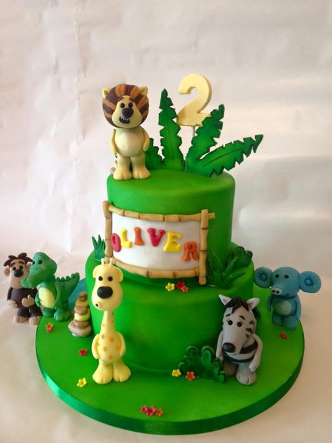 Raa Raa the Noisy Lion cake Raa Raa The Noisy Lion, Lion Cake, How To Make Cake, Cake Decorating, Lion, Birthday Cake, Cake, Tv, Birthday