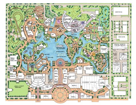 Tianjin site plan | Robin Hall | Flickr Planet Coaster Park Ideas, Planet Coaster Layout, Theme Park Layout, Zoo Buildings, Zoo Building, Parc Attraction, Book Imagination, Theme Park Tycoon, Theme Park Planning