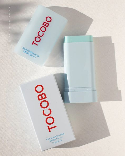 Suncream Stick, Tocobo Sun Stick, Korean Sunscreen For Oily Skin, Tocobo Sun Screen, Sunscreen Branding, Stick Sunscreen, Korean Sunscreen, Sunscreen Stick, Silky Skin