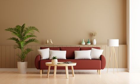 2021 Home Decor Trends, L Shaped Living Room, Brown Leather Furniture, Light Blue Throw Pillows, Modern Appartement, Modern Style Bedroom, Modern Color Schemes, Green Flooring, Brown Furniture