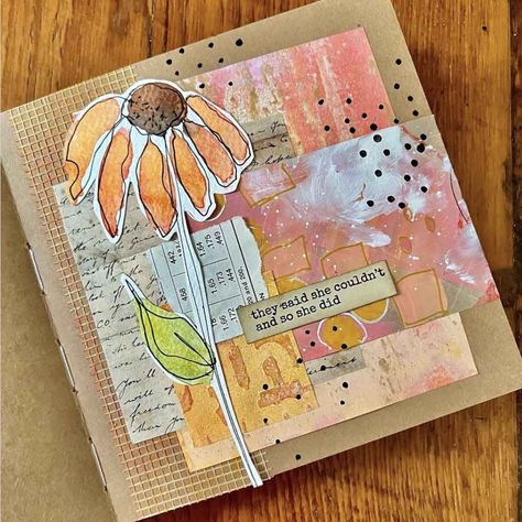 Get creative with these 19 art journal ideas! Multi Media Journal, Artistic Scrapbook Ideas, Junk Journal Art, Art Journal Pages Ideas Creativity, Multi Media Art Ideas, Art Journal Inspiration Ideas, Multimedia Journal, Easy Art Journal Ideas, Book Edges