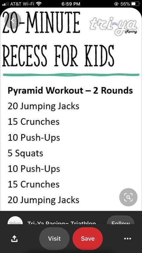 Kid Workout Routine, Fitness Games For Kids, Workout For Kids, Kids Exercise Activities, Kids Workout, Pyramid Workout, Crossfit Kids, Pe Ideas, Exercise Activities