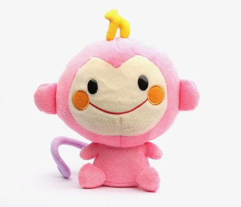 Chi-chai-monchan 8" Plush: Classic Chi Chai Monchan, Charmmy Kitty, Monkey Plush, Pink Girly Things, Hello Kitty Collection, Vinyl Toys, Cute Stuffed Animals, All Things Cute, Clay Charms