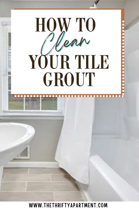 Learn how to clean tile grout effectively with simple methods to restore its original shine and keep your floors looking fresh!#TileCleaning #GroutCleaning #HomeHacks #CleaningTips #DIYHomeCleaning Natural Grout And Tile Cleaner, How To Clean Tile Grout Floors, How To Clean Bathroom Grout, Floor Grout Cleaner Diy, Clean Shower Tile And Grout, How To Clean Bathroom Tiles, How To Clean Tile Grout, Cleaning Grout In The Shower Tile, How To Clean Grout In Shower Tile