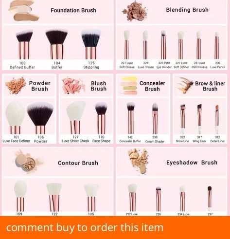 Jessup Makeup Brushes Set Pearl-White-Rose-Gold Pinceaux Maquillage Cosmetic Tools Eyeshadow Powder Definer 6-25pcs 👇 SPECIFICATIONS Brand Name: Jessup Quantity: 6pcs/15pcs/25pcs Used With: BLUSHER Used With: Concealer Used With: Eye Shadow Used With: Eyeliner Used With: FOUNDATION Used With: POWDER Used With: Sets & Kits Used With: Bronzer Brush Used With: Sculpting Brush Used With: Highlighter Brush Used With: Eyebrow brush Item Type: Makeup Brush Size: 14.2cm-17.5cm Number of Pieces: COMBO... Brush Guide, Blusher Brush, Bronzer Brush, Makeup Brushes Set, Highlighter Brush, Eyebrow Brush, Makeup Brush Set, White Rose Gold, Makeup Brush