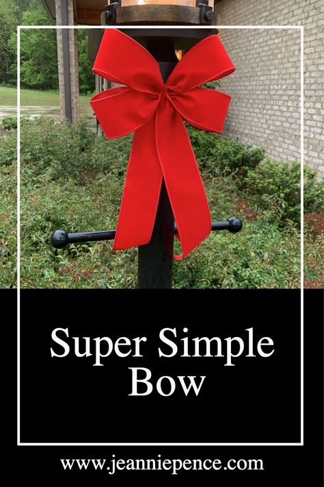 Make perfect wreath bows every time with a simple ruler and chalk technique. Ditch the uneven loops and embrace the art of easy, symmetrical bow making. Great for beginner bow makers. Mailbox Bows Diy How To Make, Easy Wreath Bow, Make A Wreath Bow, Bow Makers, Making Bows For Wreaths, Package Bows, Easy Wreath, Wreath Bows, Make A Wreath