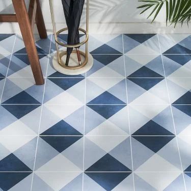 Blue Tiles & Backsplash - Subway, Mosaic, Glass & More Art Deco Floor Tiles, Art Deco Floor, Cleaning Tile Floors, Matte Porcelain Tile, Backsplash Wall, Blue Backsplash, Decorative Wall Tiles, Matte Tile, Glazed Ceramic Tile