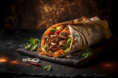 Kebab Turki Aesthetic, Shawarma Photography Food Styling, Shawarma Poster, Shawarma Photography, Street Food Sandwich, Kebab Doner, Kebab Wrap, Beef Shawarma, Doner Kebabs