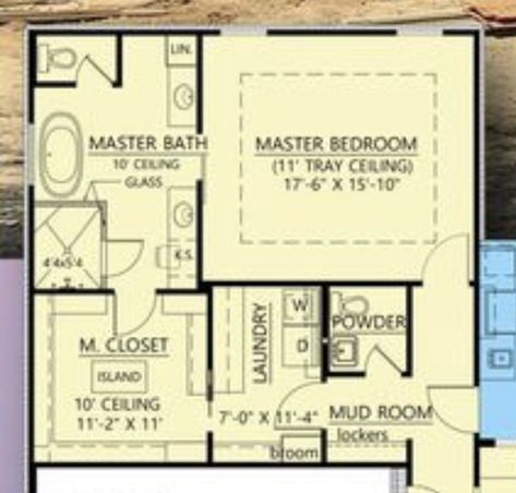 Great master layout, would split closet into two with drawer islands in the middle of each, also live the connection to laundry room Laundry Room With Walk In Closet, Mudroom Connected To Master Closet, Laundry To Master Closet, Bedroom Bathroom Laundry Room Addition, Master Bath Connected To Laundry Room, Laundry Attached To Master Closet, Laundry Room Next To Master Closet, Master Bath With Laundry Layout, Small Master Bath With Laundry