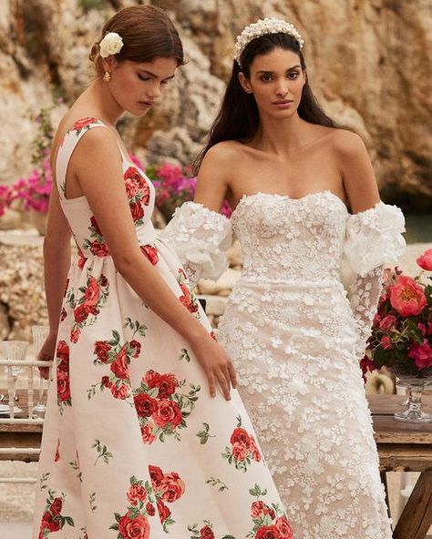 Anthropologie on Instagram: "Far away in Sicily, we debuted our Spring 2023 @bhldn collection, La Dolce Vita. ❤️💗 Say 'ciao' to every stunning style at the link in our bio." Willowby By Watters, Bhldn Wedding, Georgia Dress, Sheath Wedding Gown, By Watters, Satin Wedding Gown, Lace Wedding Gown, My Wedding Dress, Anthropologie Wedding