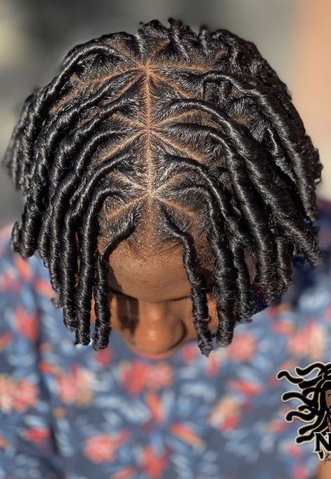 Triangle Parts Locs, Triangle Locs, Locs Men, Triangle Parts, Dreadlocks Hair Care, Loc Ideas, Mens Twists Hairstyles, Coiling Natural Hair, Short Dreadlocks Styles