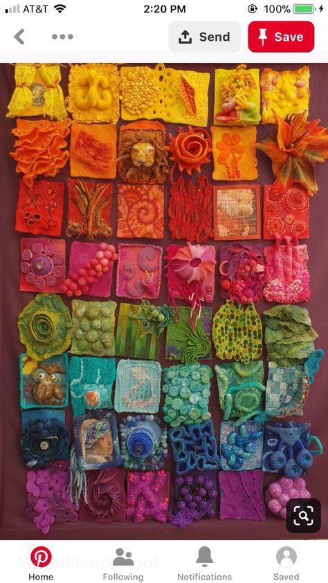 Kunst Collages, Textile Fiber Art, Fabric Christmas Ornaments, Art Textile, Wet Felting, Soft Sculpture, Felt Art, Felting Projects, Art Plastique