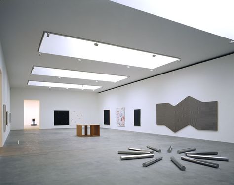 Gagosian Gallery Britannia Street (London, UK) « Caruso St John Architects University Interior, Caruso St John, Galleries Architecture, Gagosian Gallery, Stone City, Art Galleries Design, Timber Roof, Interior Artwork, Gallery Lighting