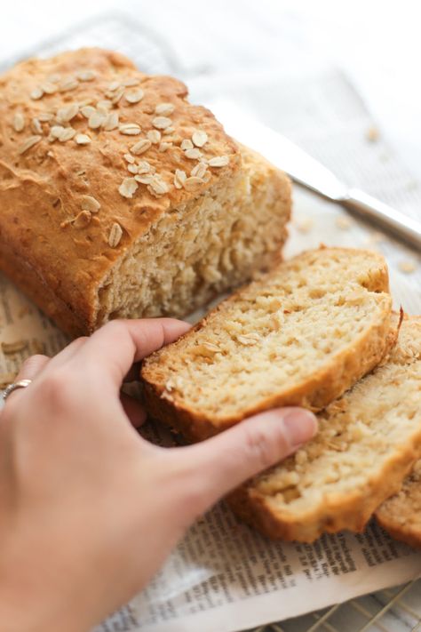 Honey Oat Quick Bread, Oat Quick Bread, Gluten Free Quick Bread, Gf Cooking, Honey Oat Bread, Honey Bread, Gf Food, Bread Dishes, Pain Sans Gluten