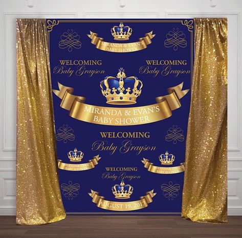 King Baby Shower Theme, Royalty Theme Party, Royal Baby Shower Theme, Prince Baby Shower Cake, Royal Baby Shower Boy, Royalty Baby Shower, Royal Prince Birthday Party, Prince Baby Shower Theme, Royal Decor