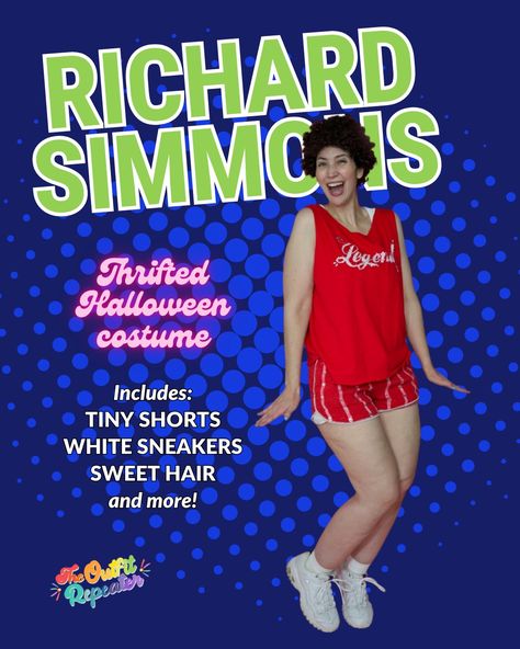 The weight is finally over - my final Halloween costume of 2024 is HERE! 🎃🏋️ I saved the best for last - Richard Simmons! Richard and I both grew up as fat kids and eventually found a way to wear sparkles ✨ on camera and make people laugh. I hope, like Richard, this costume puts a smile on your face and inspires you to take action! 💪 To learn more about how this outfit came together, check out my latest blog post. 🔗 in bio! #richardsimmons #missingrichardsimmons #theweightsaint #thecourtj... Flamboyant Style, Outfit Repeater, Richard Simmons, Tiny Shorts, People Laughing, Modern Trend, The Outfit, Take Action, Helping People