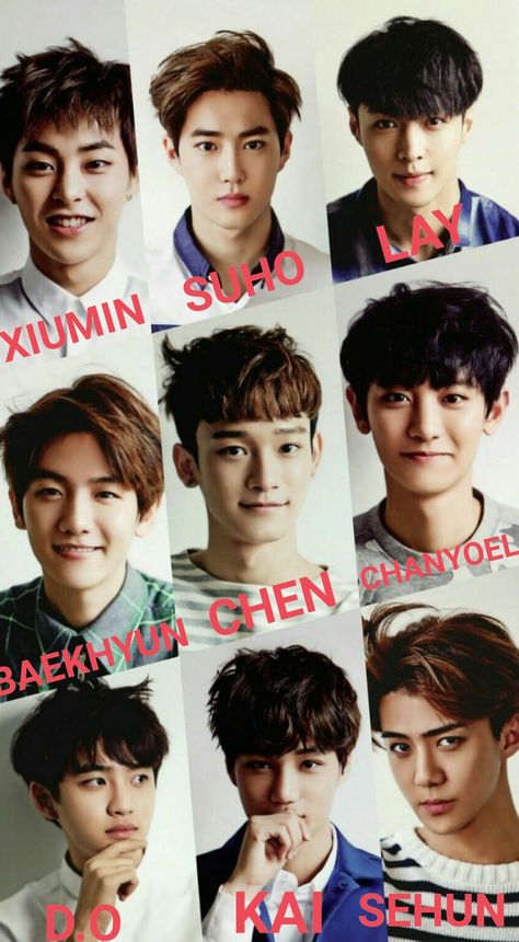 Exo All Members, Exo Group Photo, Kpop Live, Exo Group, Exo 12, Exo Album, Exo Wallpaper, Exo Suho, Exo Lockscreen