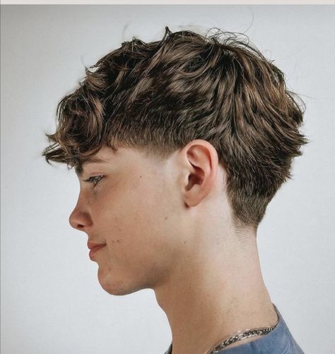 Boys Messy Haircut, Messy Flow Hairstyle Men, Textured Fringe Haircut Men, Fade With Long Hair On Top, Middle School Boy Haircut, Haircuts For Teen Boys, Blowout Taper Fade, Boys Haircuts Curly Hair, Teen Haircuts