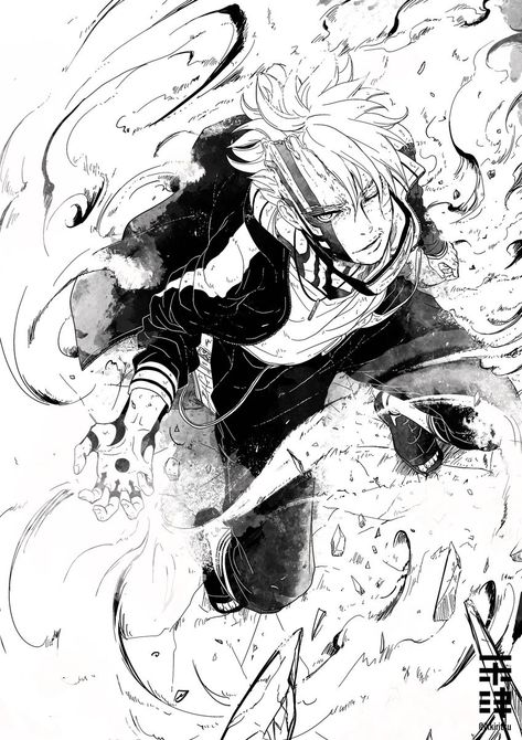 Avatar Theme, Baruto Manga, Naruto And Sasuke Wallpaper, Naruto Sketch, Anime Ninja, Manga Naruto, Uzumaki Boruto, Naruto Fan Art, Cool Anime Guys