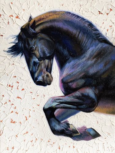 Black Horse Painting, Horse Sketch, Horse Artwork, Black Horse, Arabian Horse, Amazing Animals, Angel Art, Horse Painting, Beautiful Horses