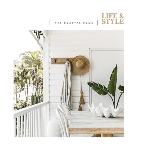 Full of gorgeous inspo and simple advice to help you create the perfectly styled coastal home. Also Available - Life & Style The Modern Country Home Anko Life & Style The Coastal Home | White Coastal Airbnb, Enclosed Deck, Deck Extension, Beach House Deck, Beachside Cottage, Modern Country Home, Boho Beach House, Furniture Styling, Beach House Exterior