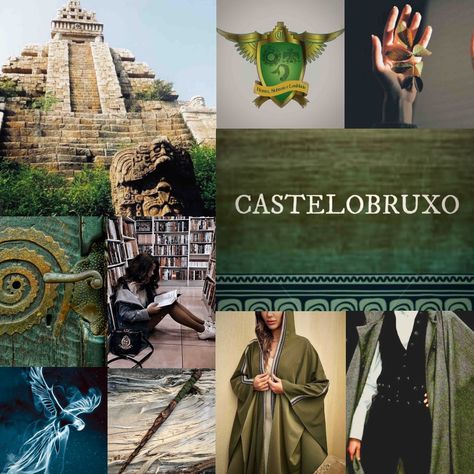 Castelobruxo - Harry Potter Wizarding schools aesthetic 7/12 Magic Schools Harry Potter, Wizarding School Aesthetic, Harry Potter Schools Around The World, Harry Potter Schools, Witch School Aesthetic, Harry Potter Ilvermorny, Magic Academy Aesthetic, Uagadou School Of Magic, Wizarding World Aesthetic