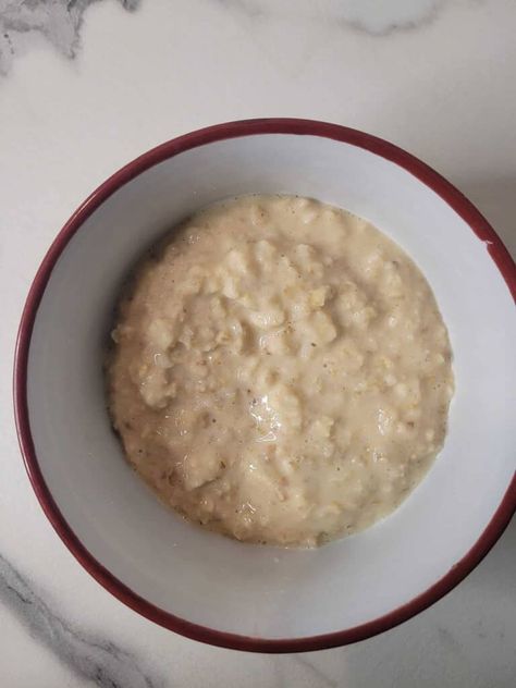 Creamy Oatmeal Custard Egg Yolk Custard Recipe, Oatmeal Custard, Microwave Oatmeal, How To Make Custard, Oatmeal And Eggs, Creamy Oatmeal, Creamy Eggs, Protein Oatmeal, Custard Recipes